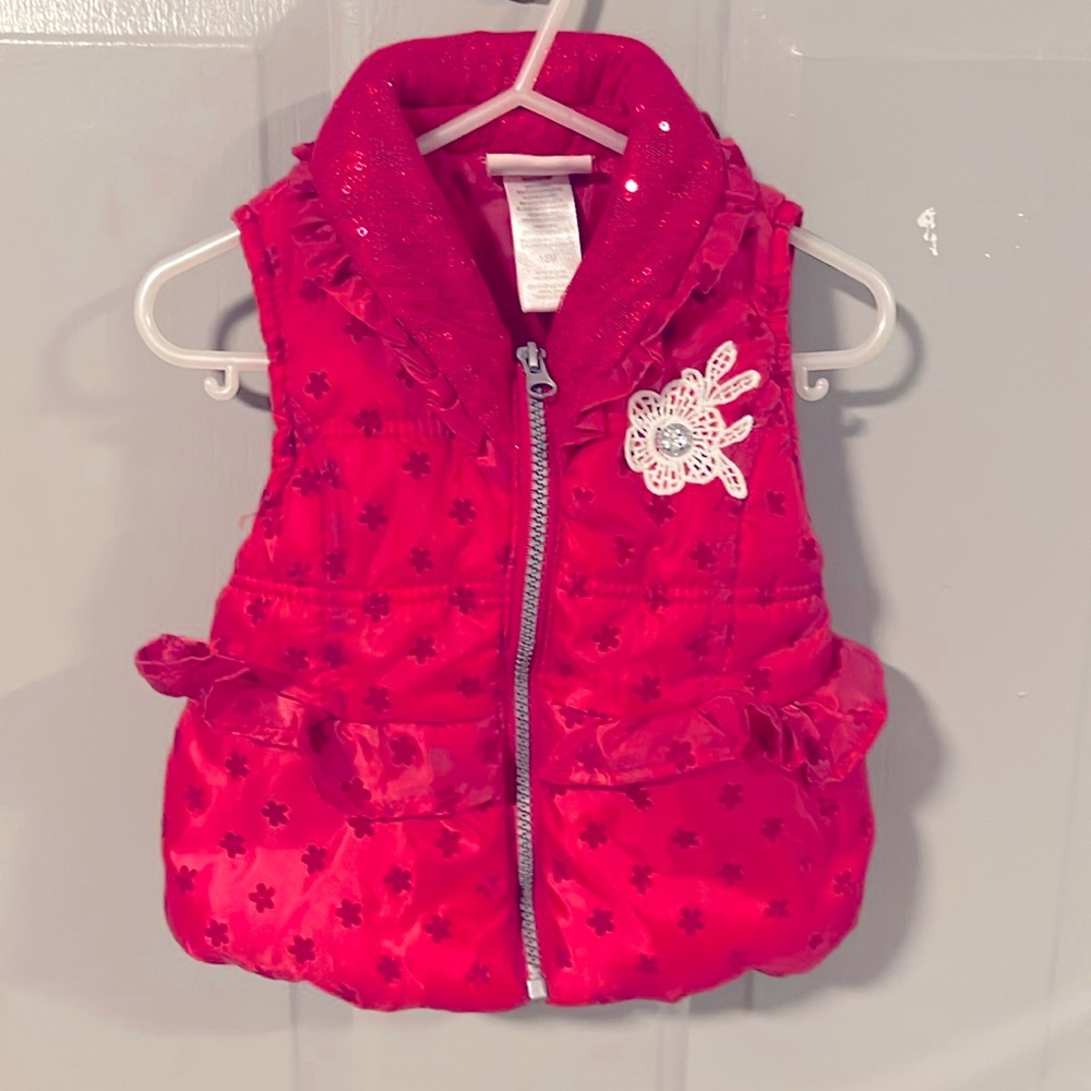 Little Lass brand puffy vest.